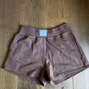 Brown Hollister Sweat Shorts - Medium